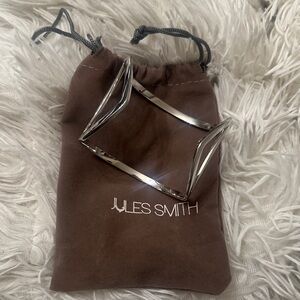 Jules Smith Silver Geometric Bangles